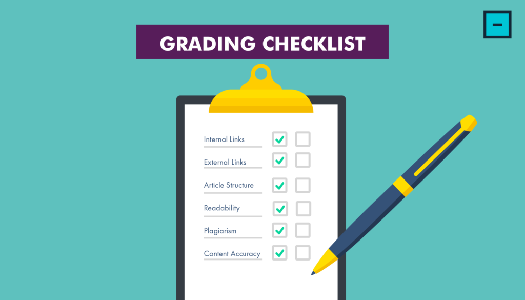 Content Writing Services Grading Checklist