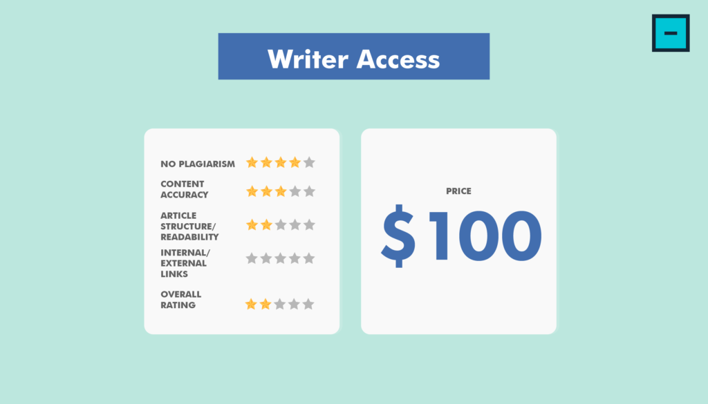 Writer Access - Blog Writing Services Comparison