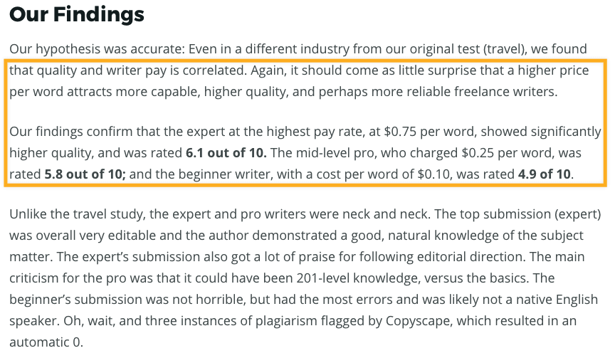 Tech Writer Pay vs. Quality