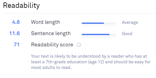 Grammarly-Readability-Report