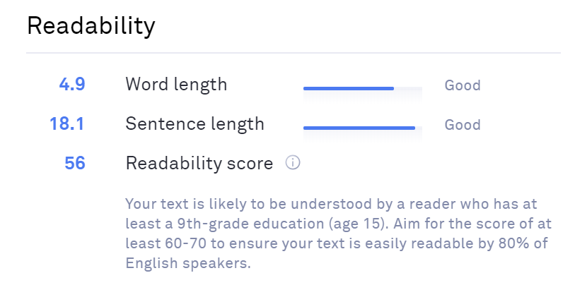 Crowd-Content-Readability-Score