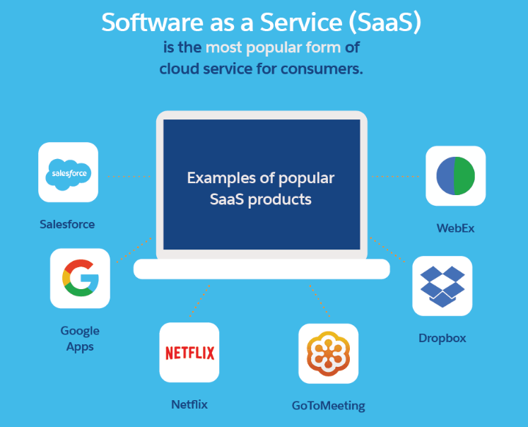 SaaS is the most popular form of cloud service