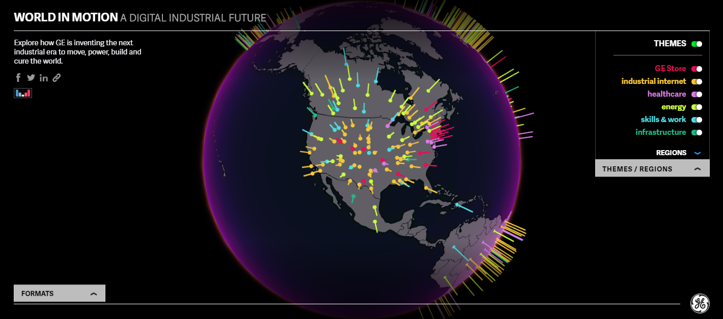 GE's The World in Motion homepage