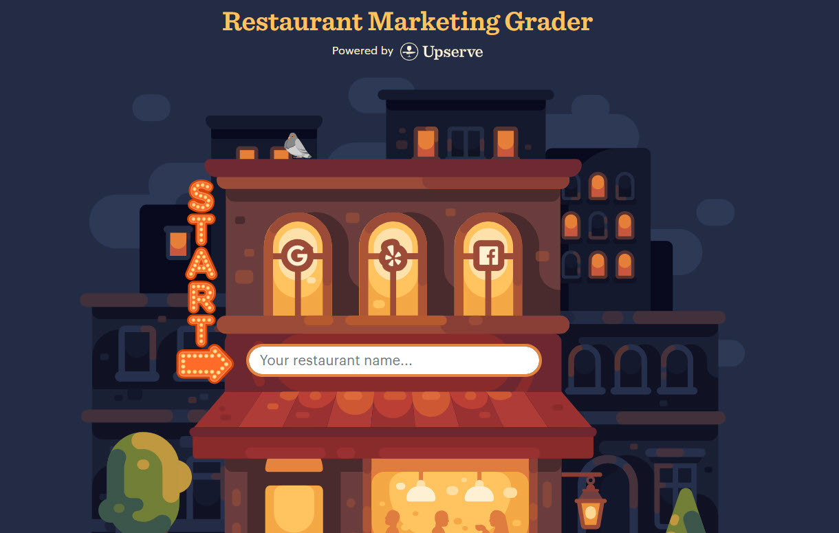 Restaurant Marketing Grader from Upserve