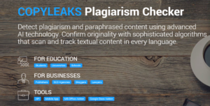 copyleaks plagiarism check