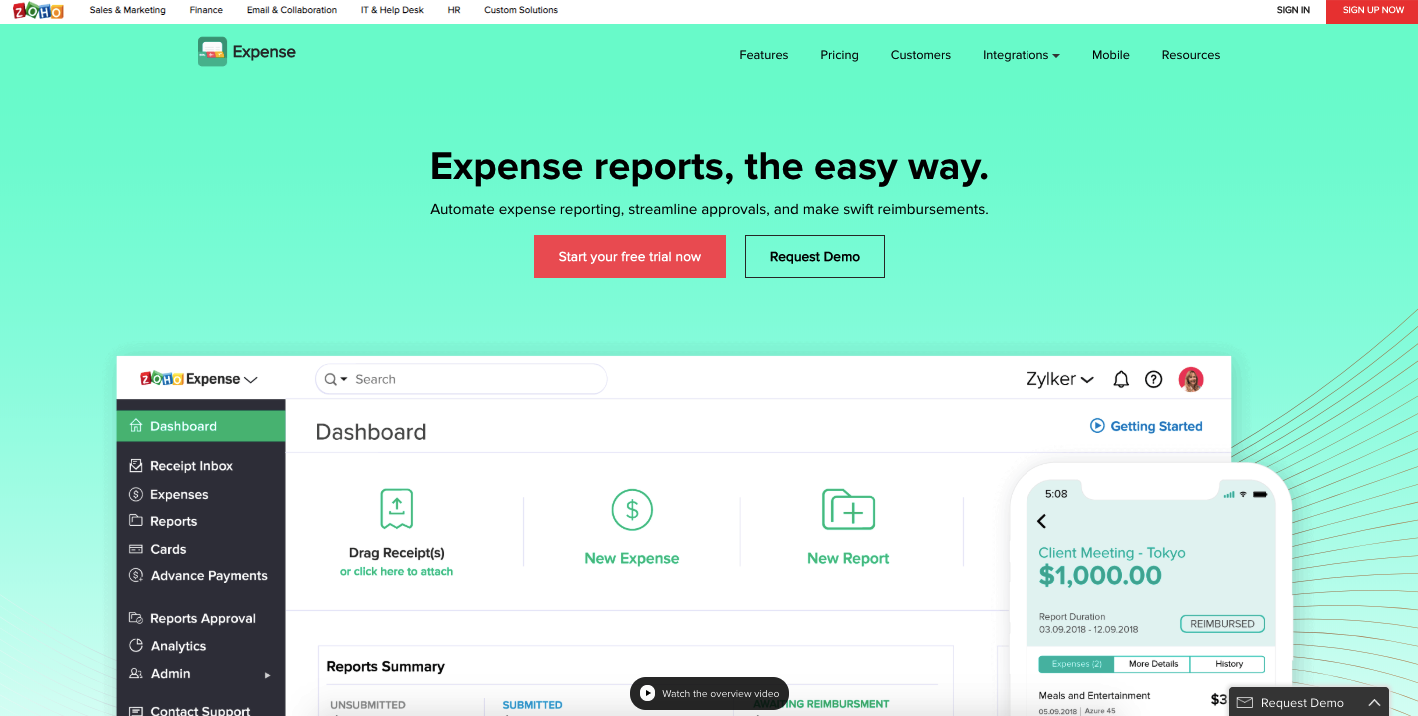 Zoho-Page