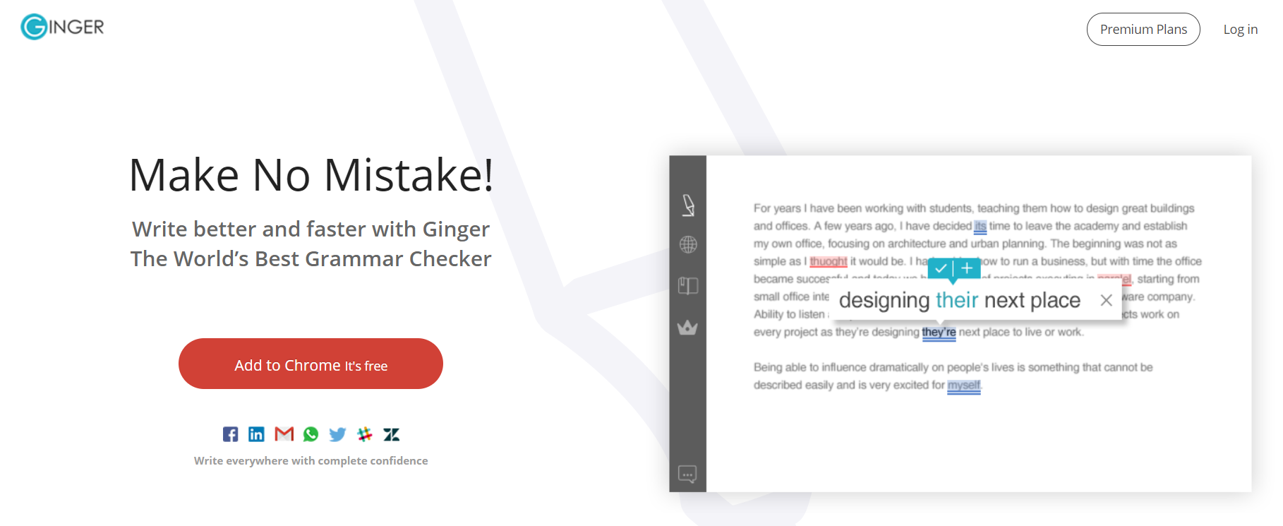 free ginger grammar checker