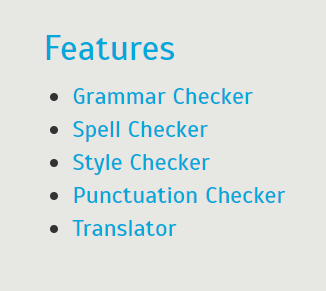 WhiteSmoke Grammar Checker Features List