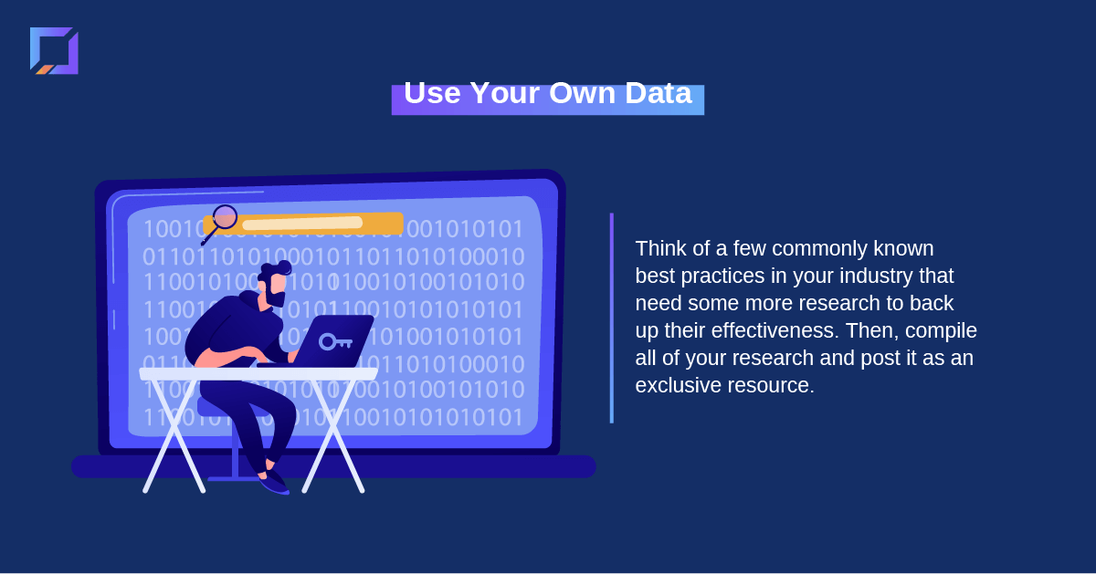 content from zero to 100 use your own data