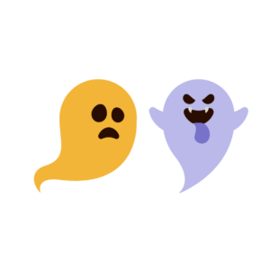 Illustration of ghosts