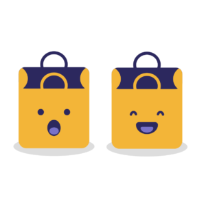 Illustration of shopping bags