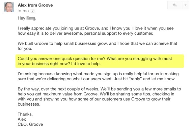 groove email