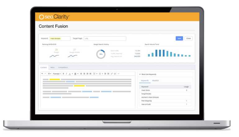 SEOClarity's Content Fusion