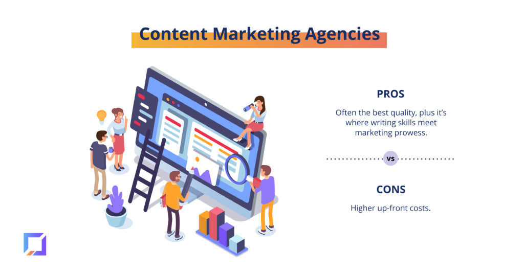 pros and cons of content marketing agencies
