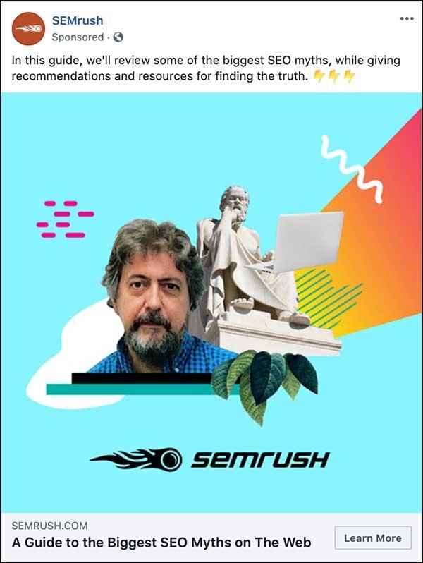 semrush facebook post