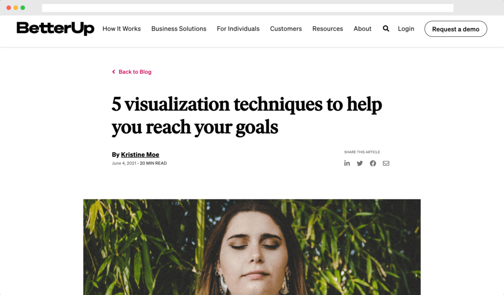 betterup 5 visualization techniques to help you reach your goals article