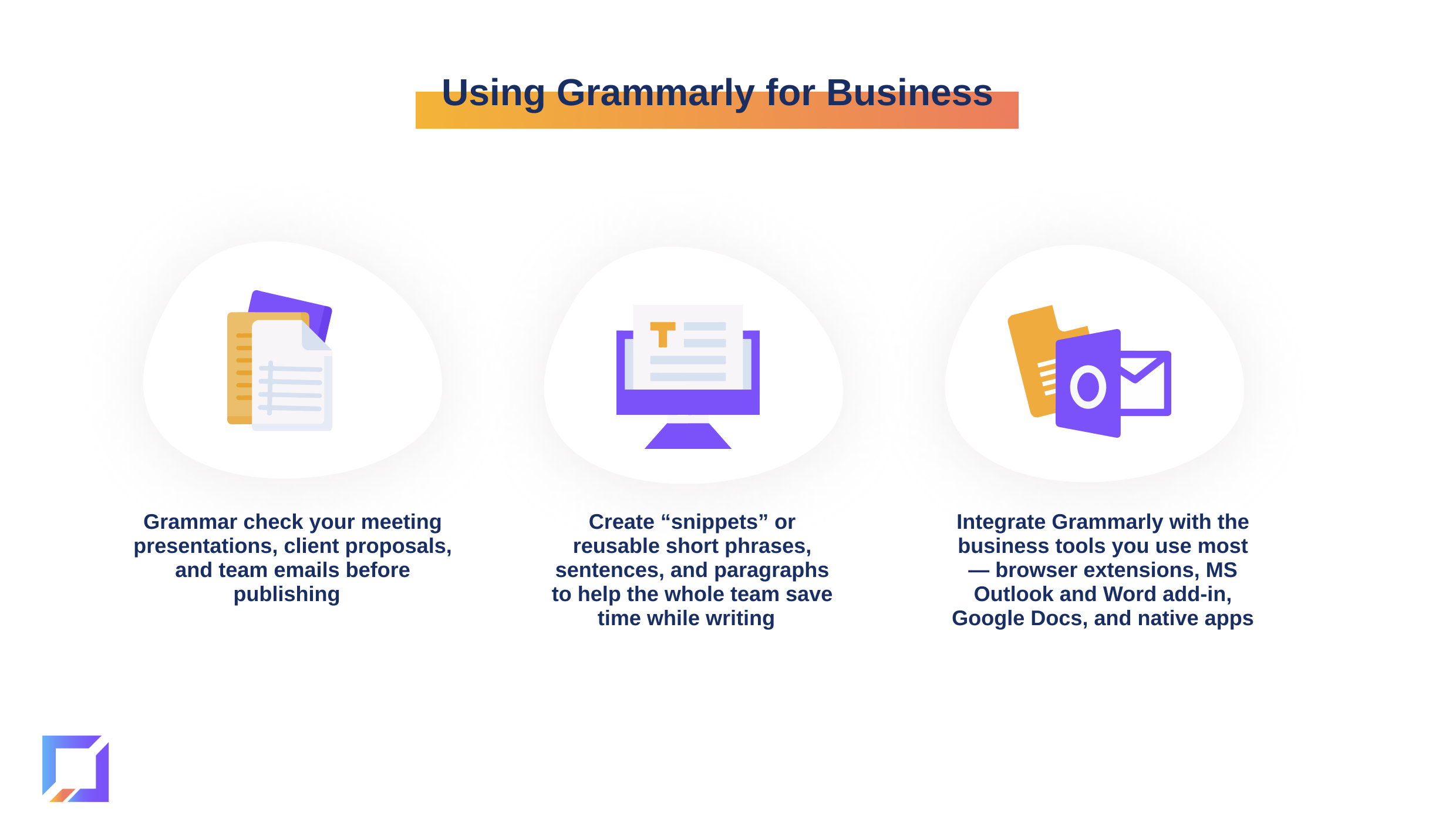 Examples of using Grammarly for business