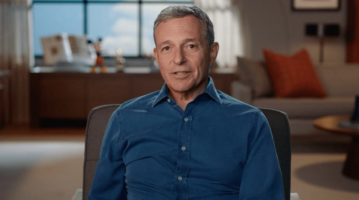 Bob Iger seated in a room lecturing for his MasterClass