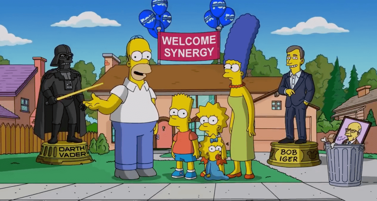 The Simpsons after Disney bought out 20th Century Fox