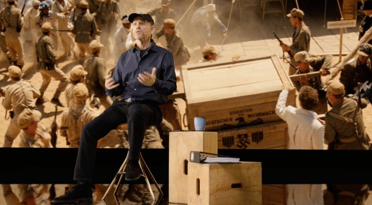 Ron Howard breaks down a scene from Raiders of the Lost Ark