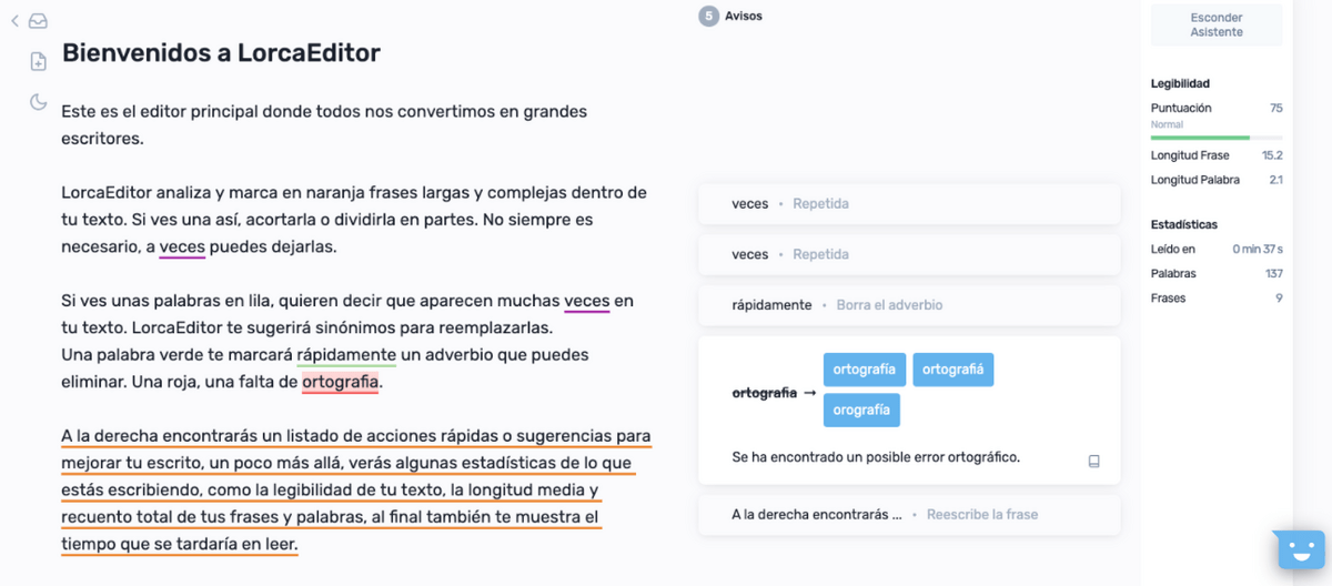 online spanish essay checker