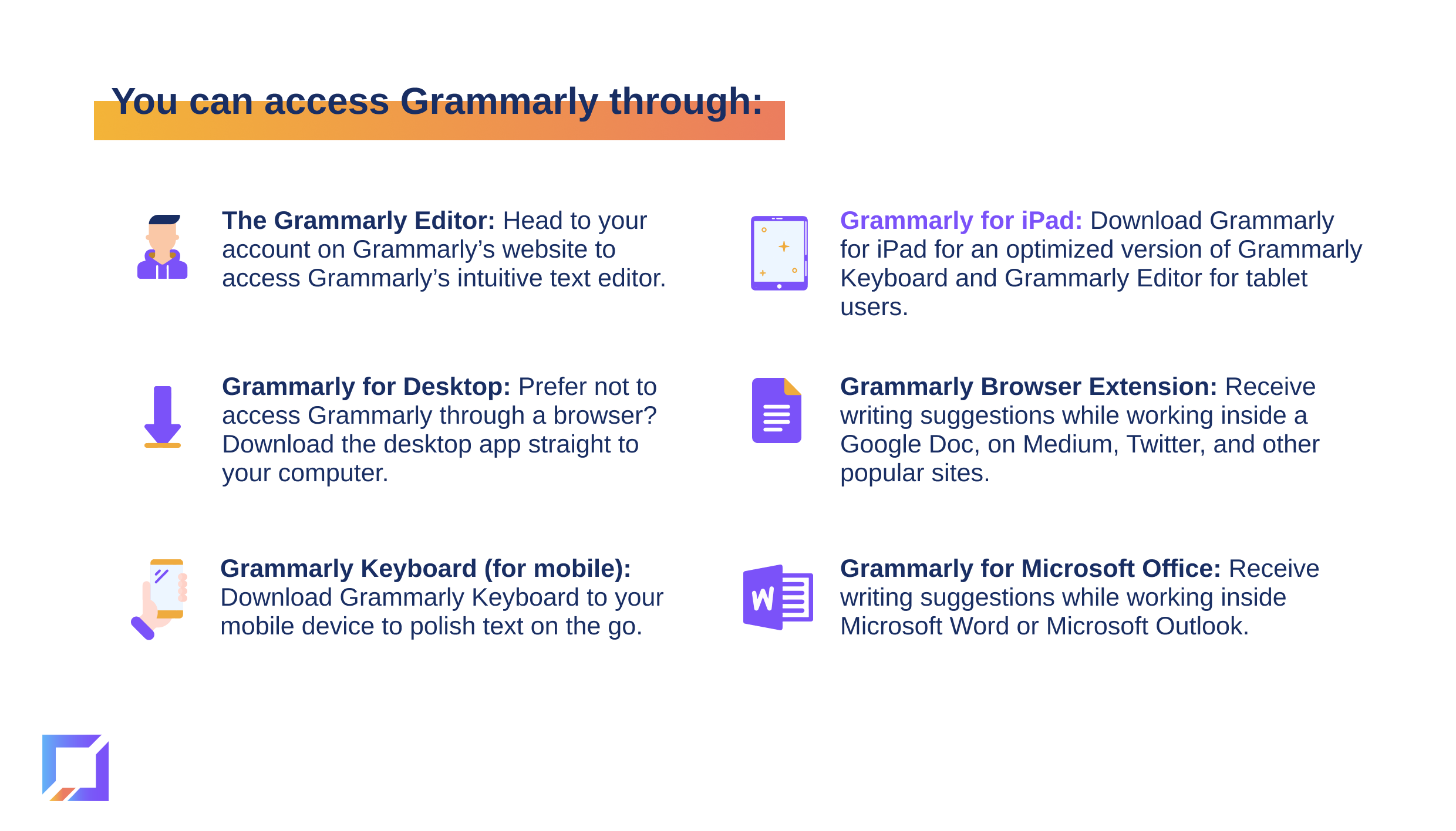 How to access Grammarly