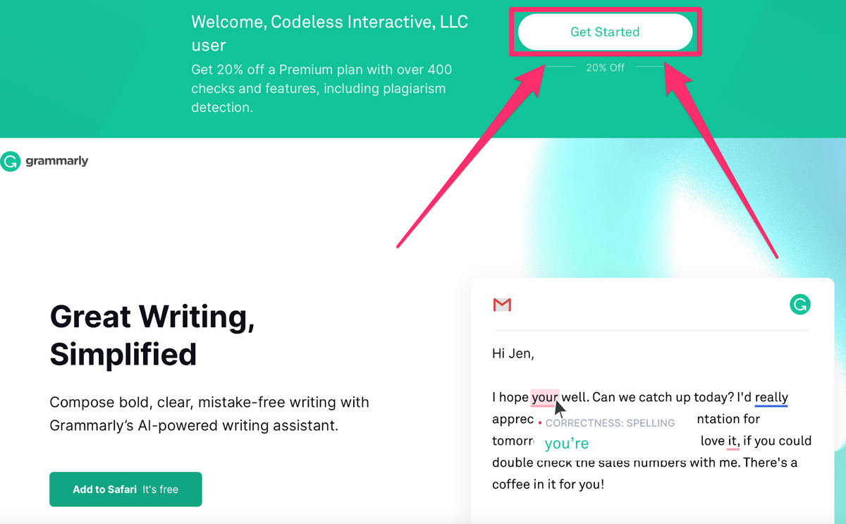 grammarly free for military