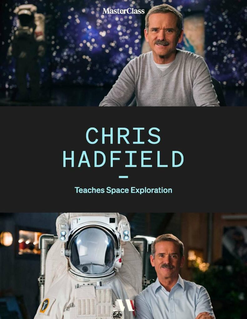 how does masterclass work chris hadfield workbook example