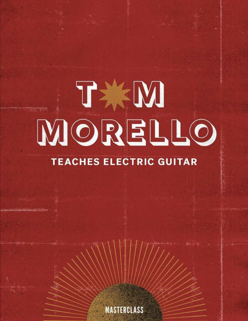 tom morello masterclass workbook title page