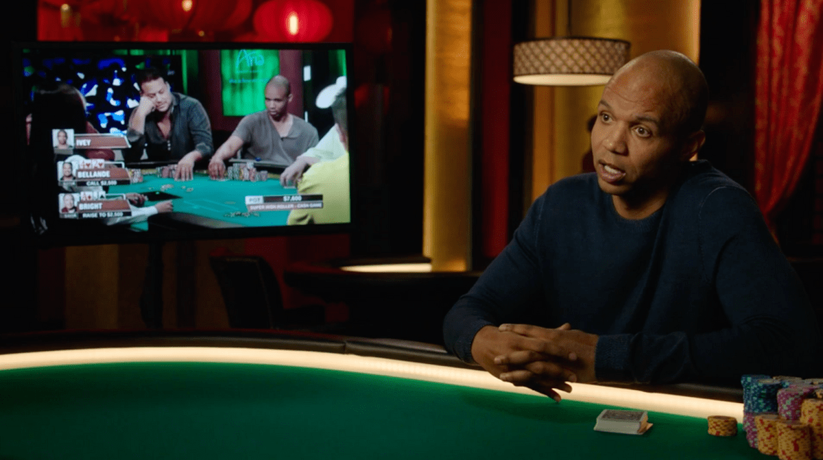 Postflop fold in Phil Ivey's MasterClass