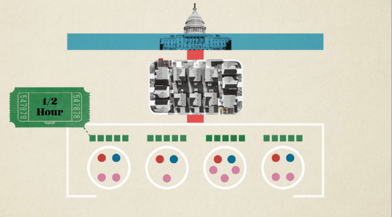 Graphic depicting the Washington babysitting coop