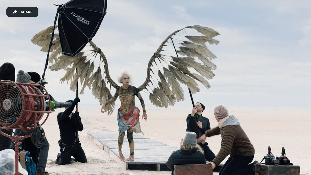 Annie Leibovitz shoots Angels in America