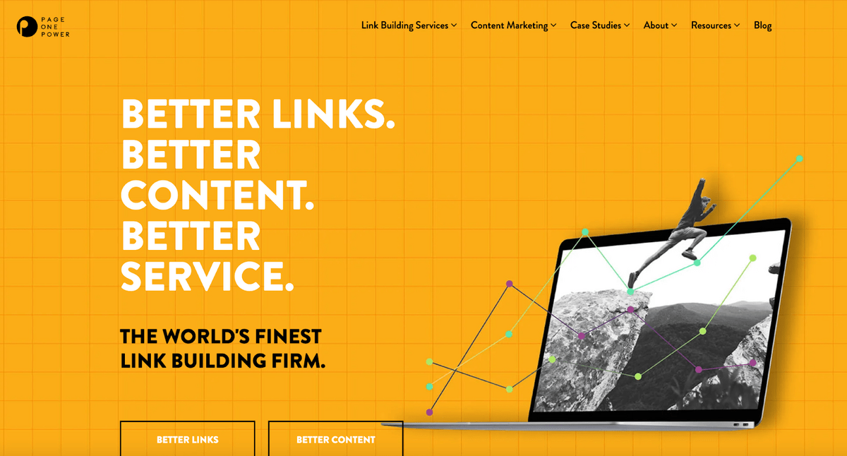 Link building page one