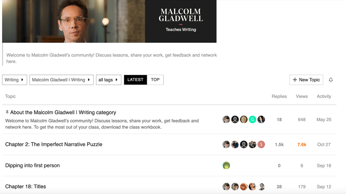 The MasterClass Hub for Malcolm Gladwell