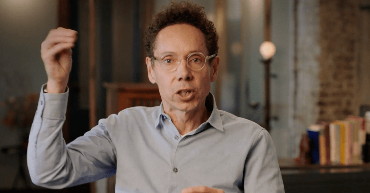 Malcolm Gladwell lecturing in his MasterClass