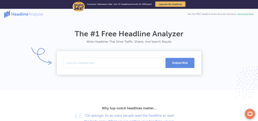 coschedule headline analyzer homepage