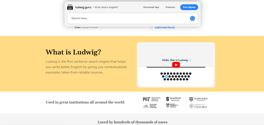 ludwig homepage