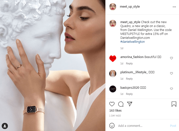 daniel wellington instagram marketing strategy