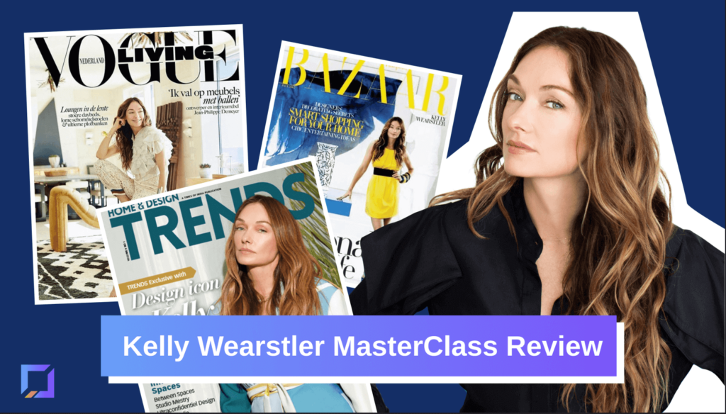 Kelly Wearstler on the cover of different magazines