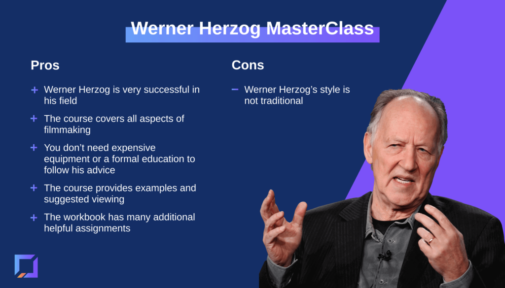 Pros and Cons of Werner Herzog MasterClass