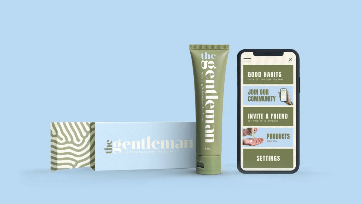 the gentleman product and site design