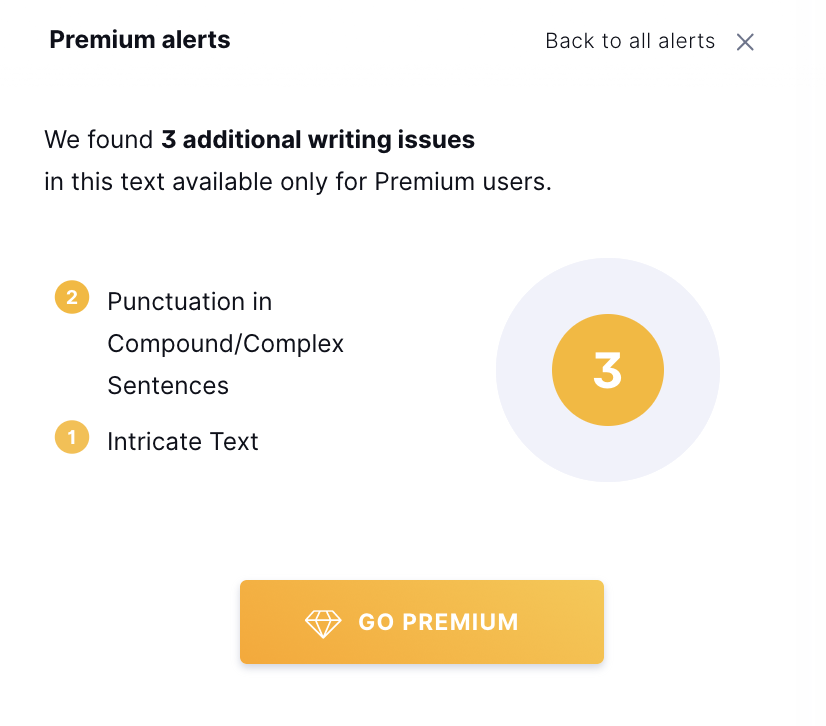 grammarly premium features