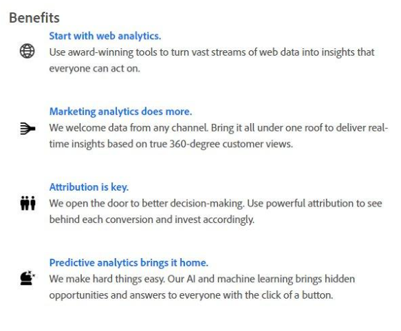 adobe analytics benefits