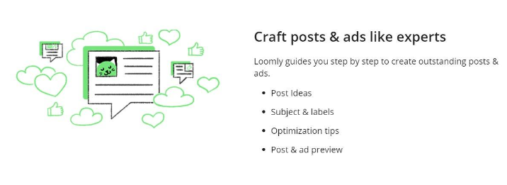 loomly craft posts and ads like experts