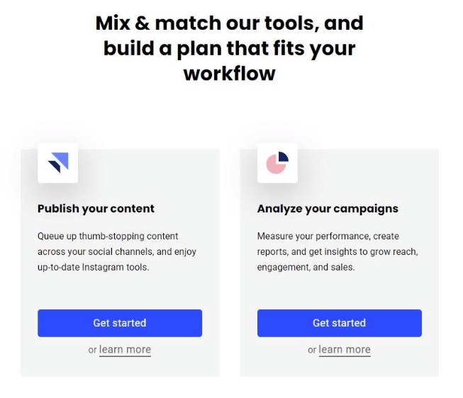 buffer mix and match tools