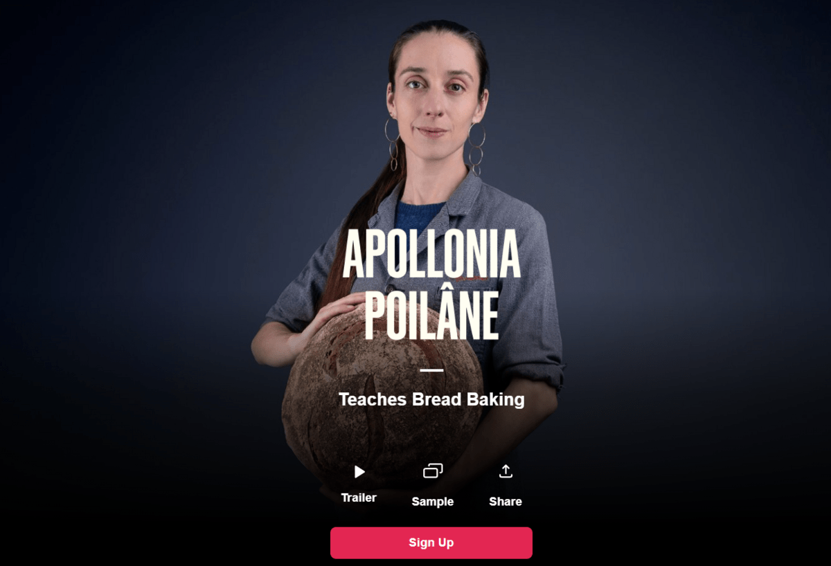 Apollonia Poilâne's MasterClass preview