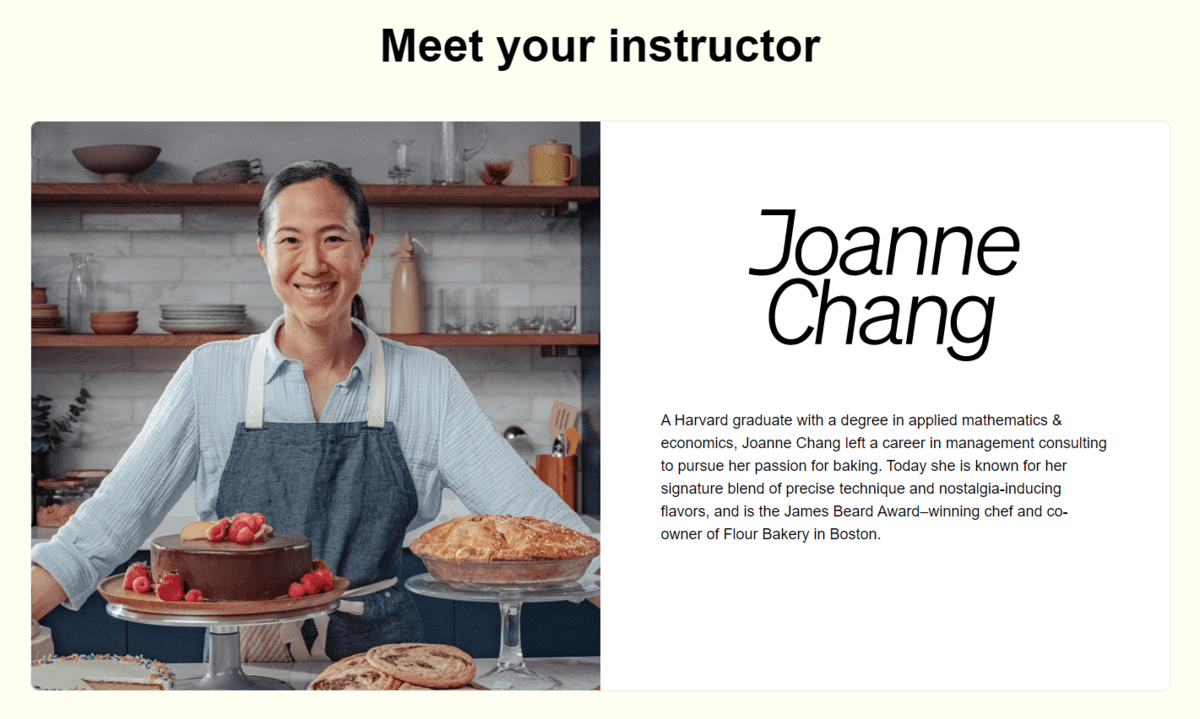 MasterClass Joanne Chang