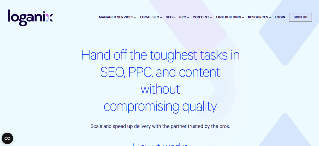 Loganix link building service