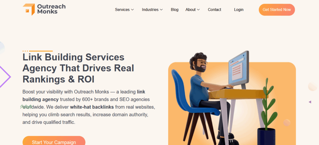 Outreach Monks link building service