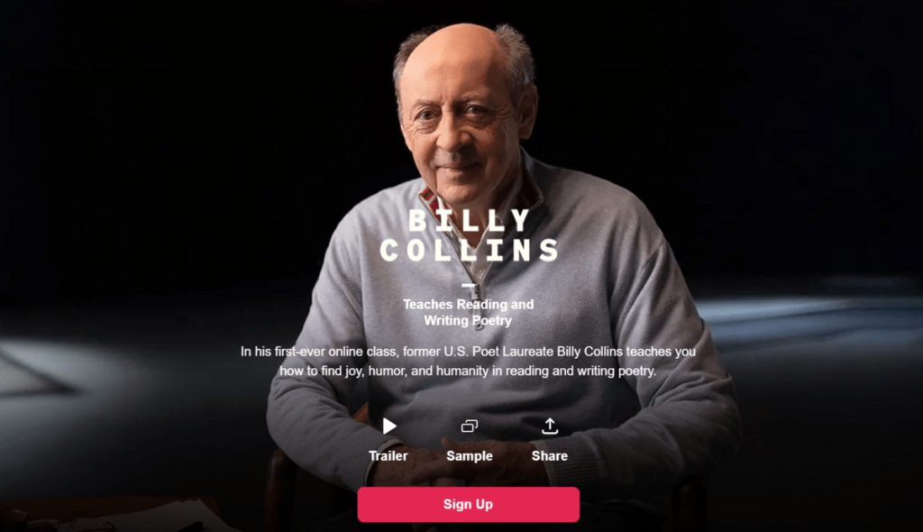 Billy Collins Teaches Poetry